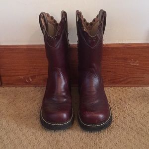 Brown/Maroon Roper Boots